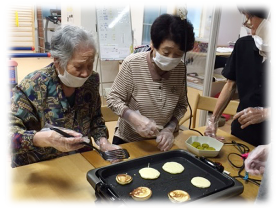 ホットケーキは焦がさないように！