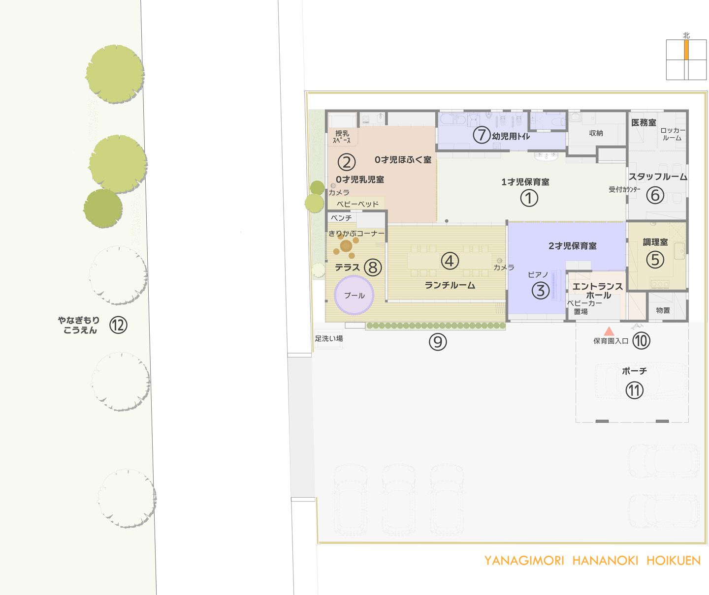 フロアマップ　　総建物面積 189㎡(約60坪)